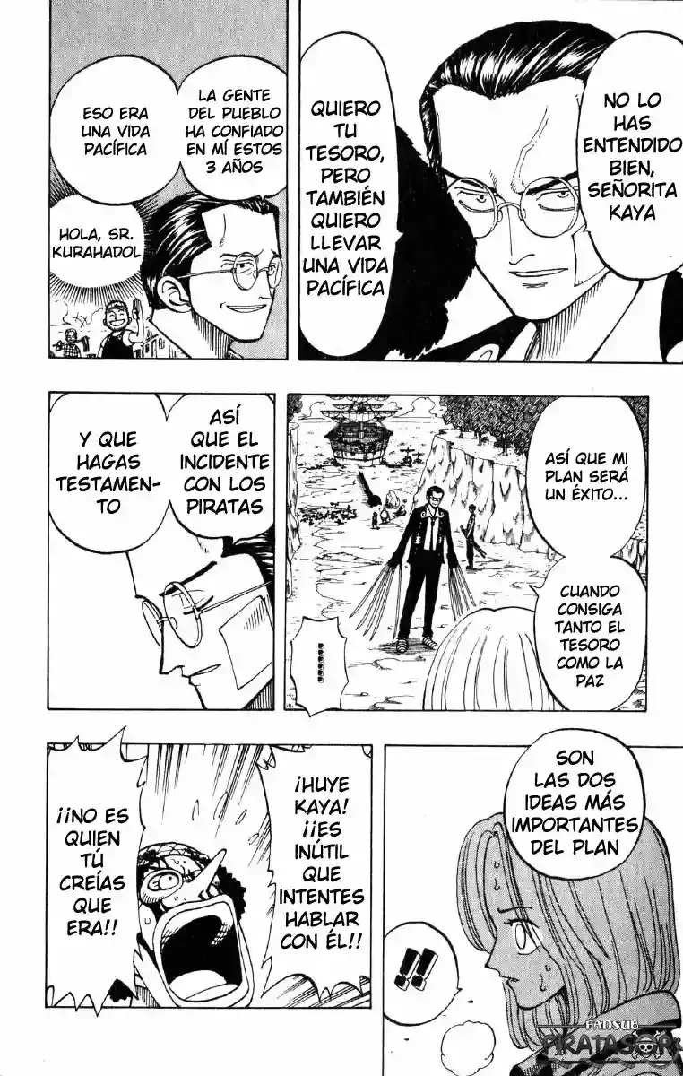One Piece Capitulo 34: "Kurahadol el mayordomo" página 14