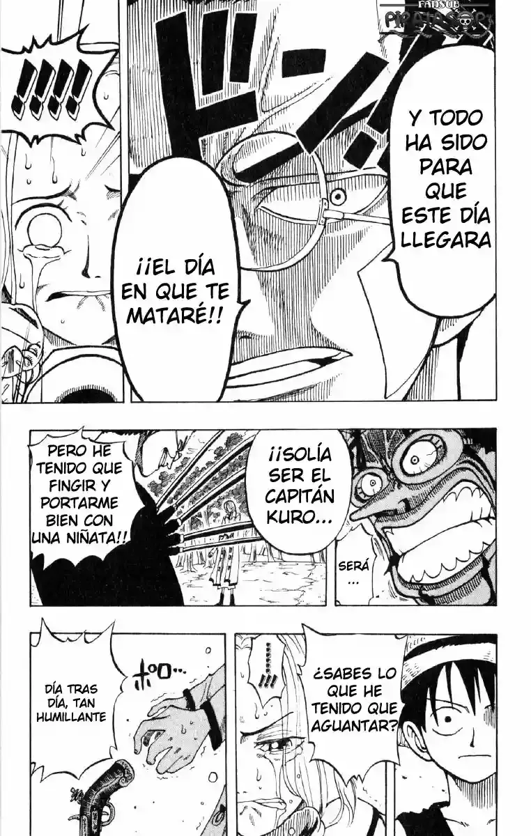 One Piece Capitulo 34: "Kurahadol el mayordomo" página 17
