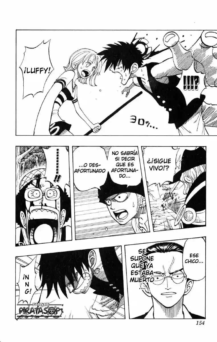 One Piece Capitulo 34: "Kurahadol el mayordomo" página 4