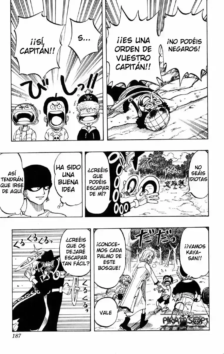One Piece Capitulo 35: "Nueva cuesta" página 17