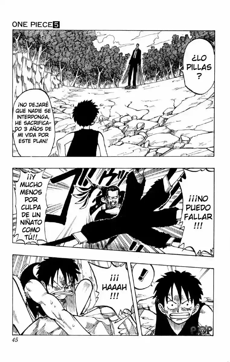 One Piece Capitulo 37: "El Pirata, Kuro el Pensador" página 17