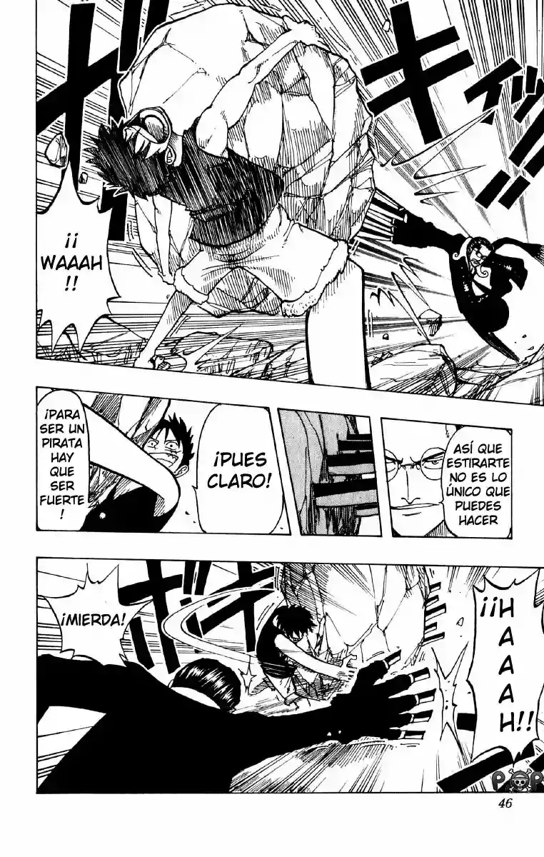One Piece Capitulo 37: "El Pirata, Kuro el Pensador" página 18