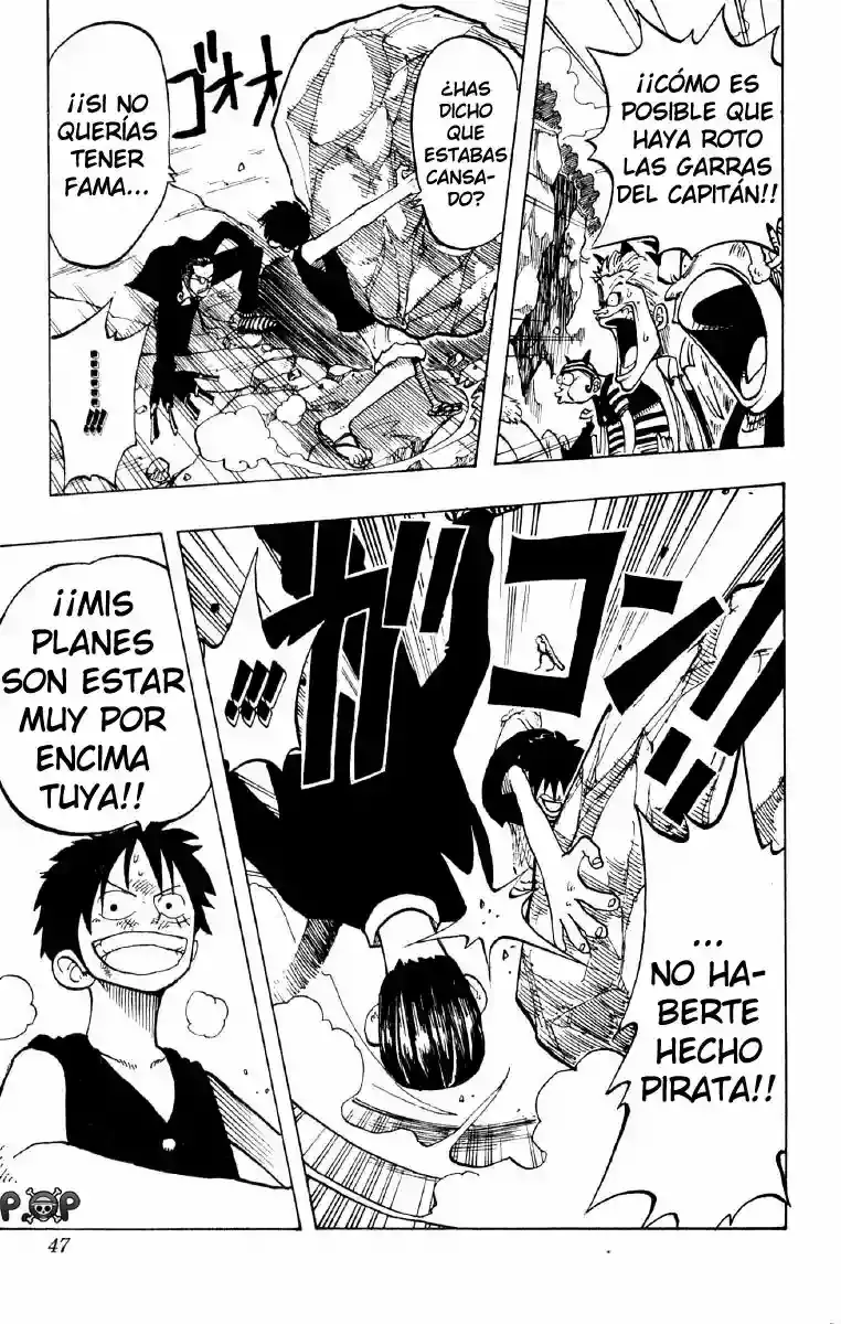 One Piece Capitulo 37: "El Pirata, Kuro el Pensador" página 19