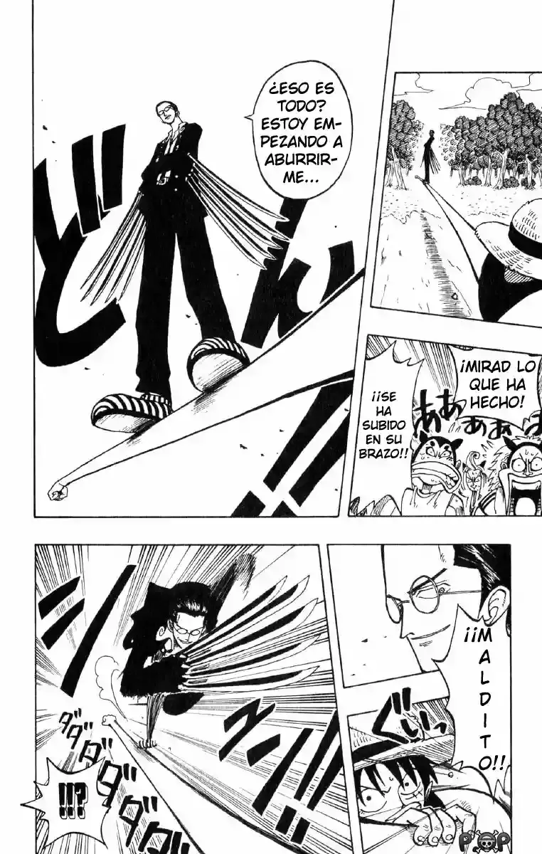 One Piece Capitulo 37: "El Pirata, Kuro el Pensador" página 6