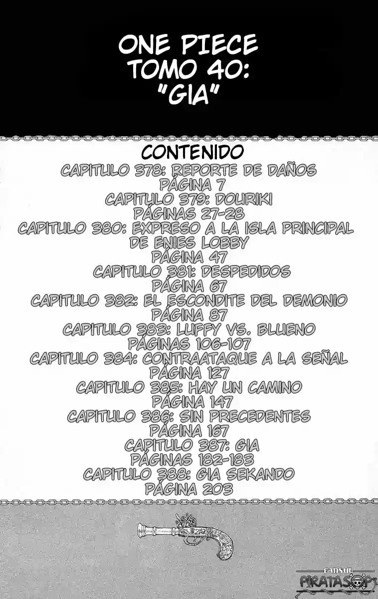 One Piece Capitulo 378 página 5