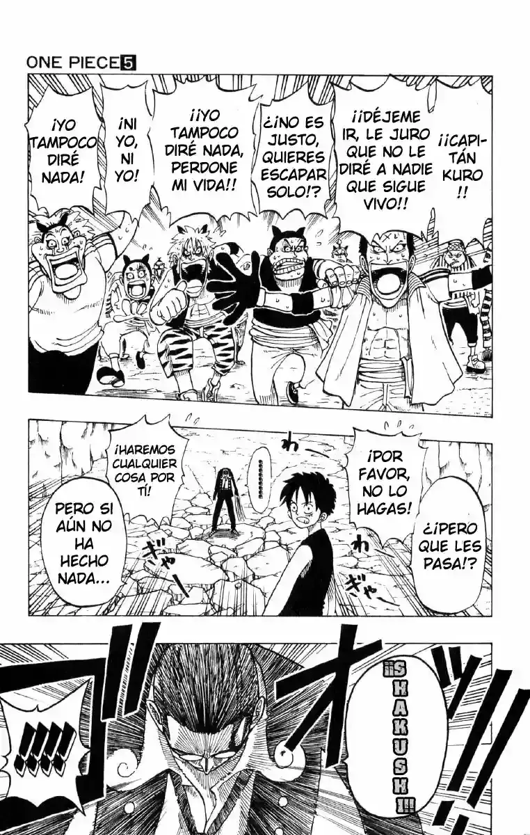 One Piece Capitulo 38: "Tripulación Pirata" página 17