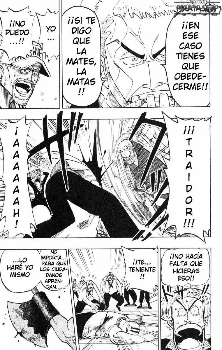 One Piece Capitulo 4: "Capitán de la Marina Mano de Hacha Morgan" página 11