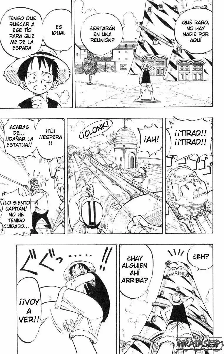 One Piece Capitulo 4: "Capitán de la Marina Mano de Hacha Morgan" página 13