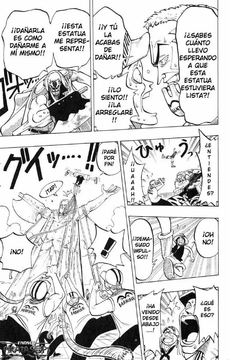 One Piece Capitulo 4: "Capitán de la Marina Mano de Hacha Morgan" página 15