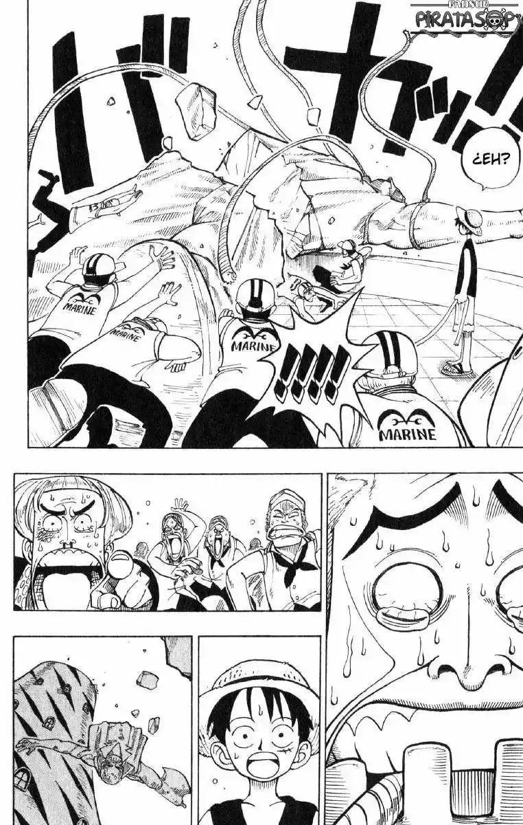 One Piece Capitulo 4: "Capitán de la Marina Mano de Hacha Morgan" página 16
