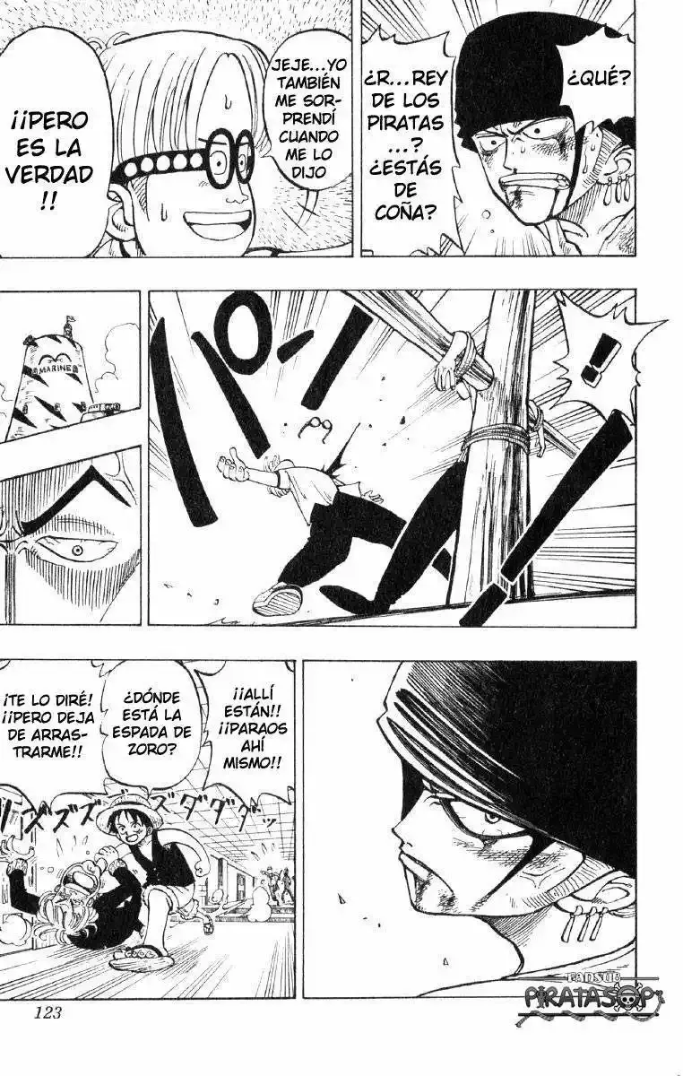 One Piece Capitulo 4: "Capitán de la Marina Mano de Hacha Morgan" página 19