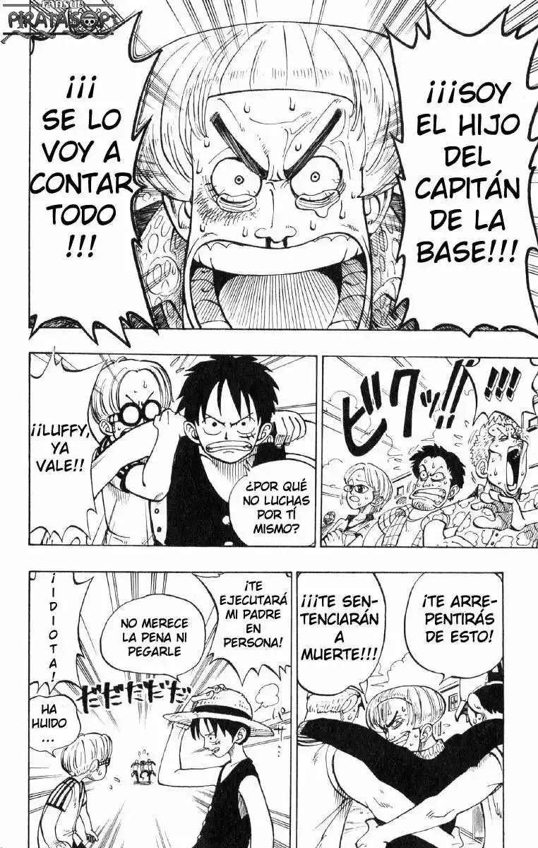 One Piece Capitulo 4: "Capitán de la Marina Mano de Hacha Morgan" página 2