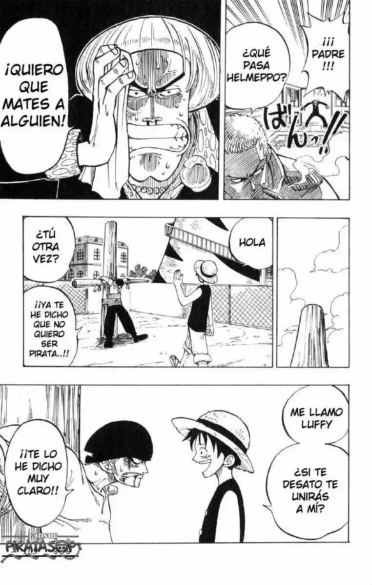 One Piece Capitulo 4: "Capitán de la Marina Mano de Hacha Morgan" página 5