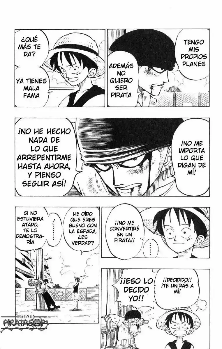 One Piece Capitulo 4: "Capitán de la Marina Mano de Hacha Morgan" página 6