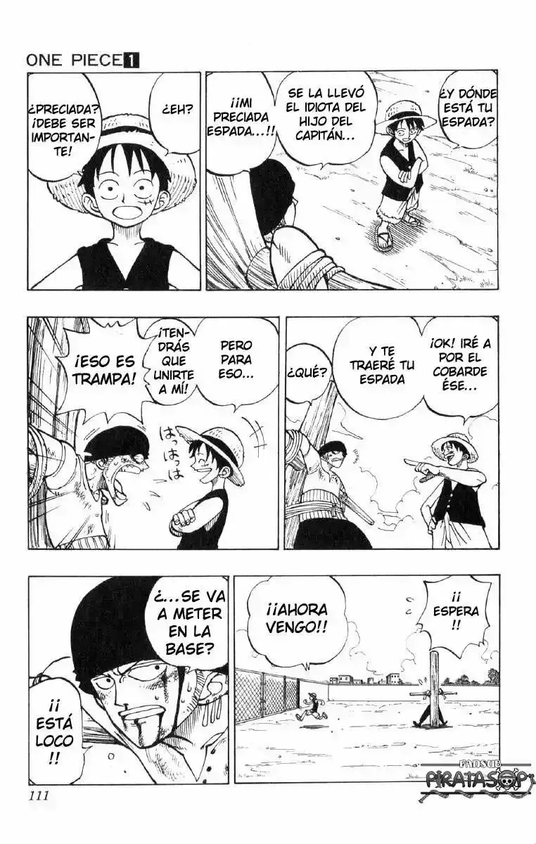 One Piece Capitulo 4: "Capitán de la Marina Mano de Hacha Morgan" página 7