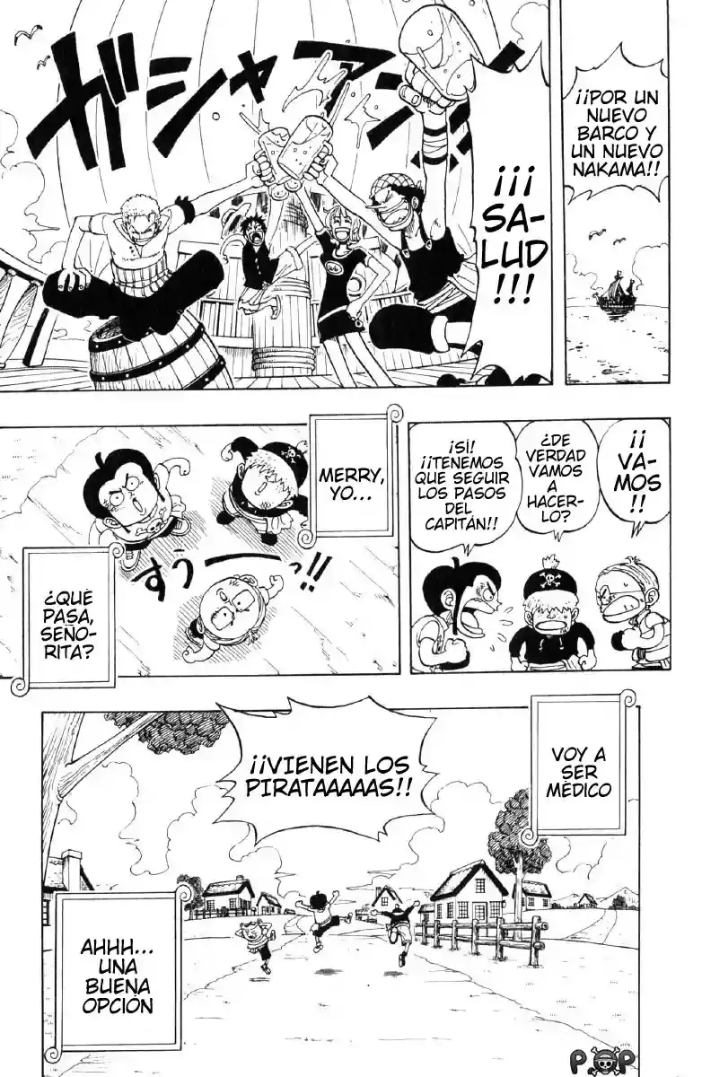 One Piece Capitulo 41: "Al Mar" página 18