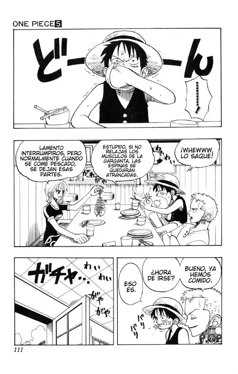 One Piece Capitulo 41: "Al Mar" página 2