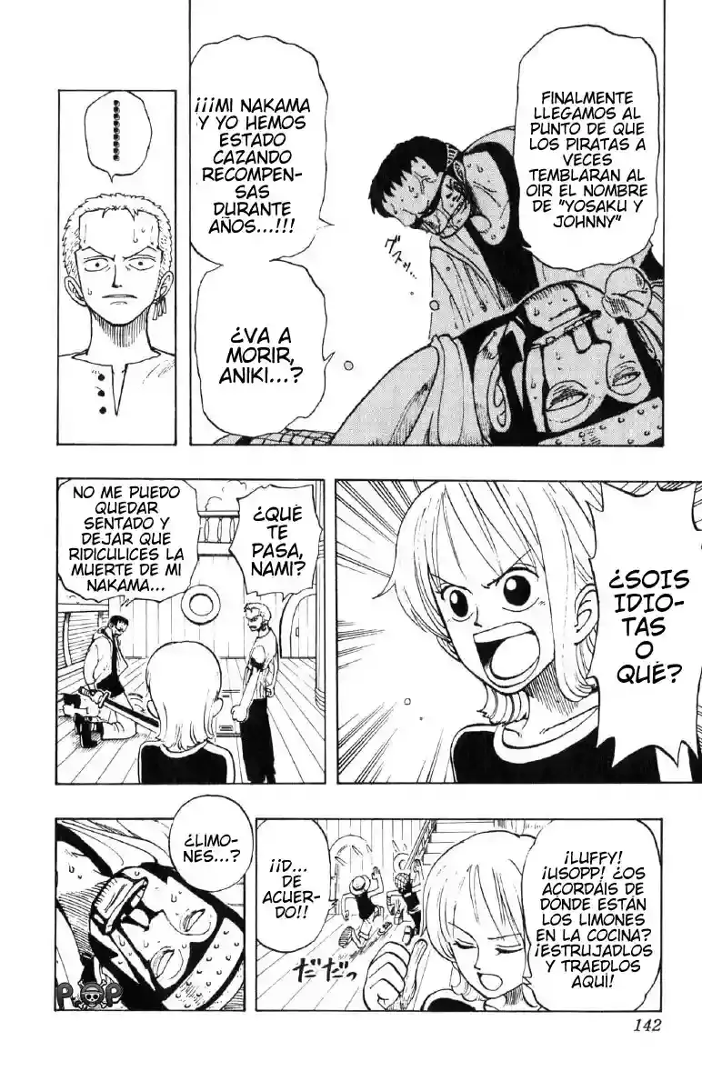 One Piece Capitulo 42: "Yosaku y Johnny" página 14