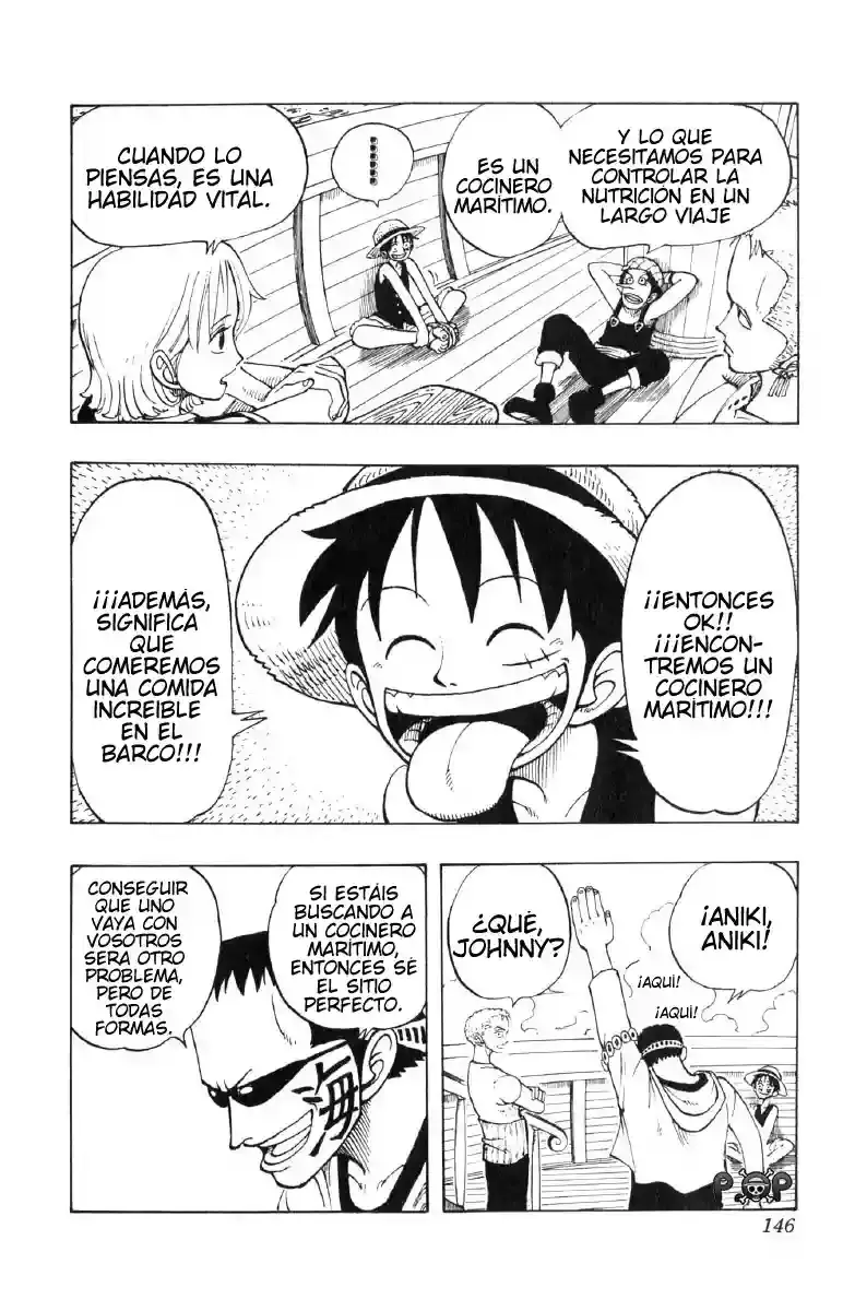 One Piece Capitulo 42: "Yosaku y Johnny" página 18