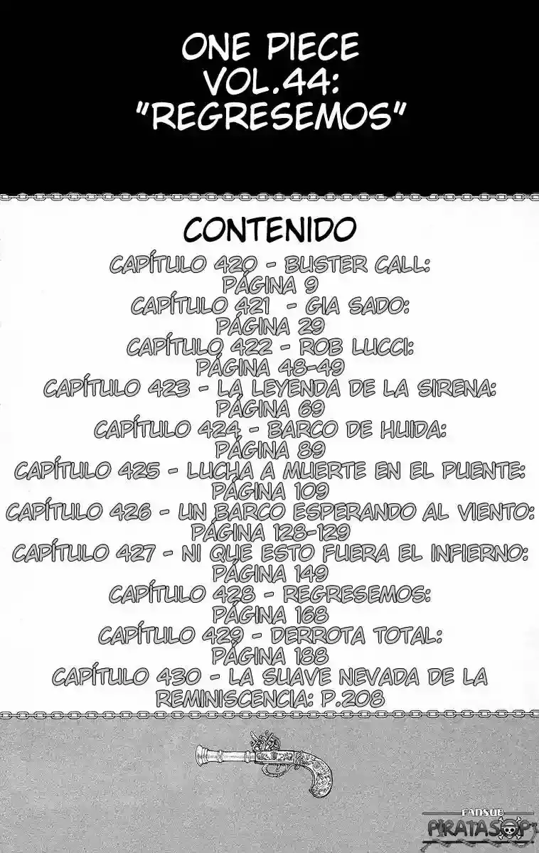 One Piece Capitulo 420 página 5