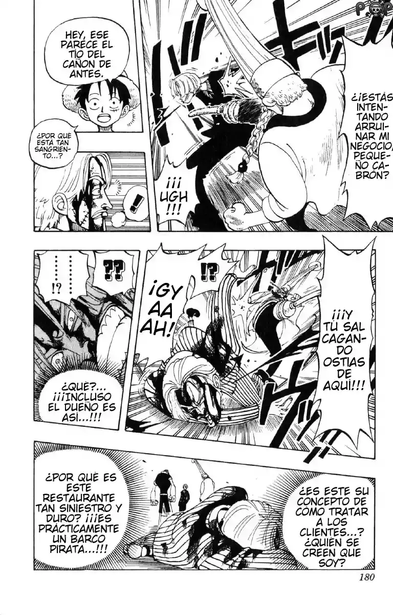 One Piece Capitulo 44: "Tres Cocineros" página 12