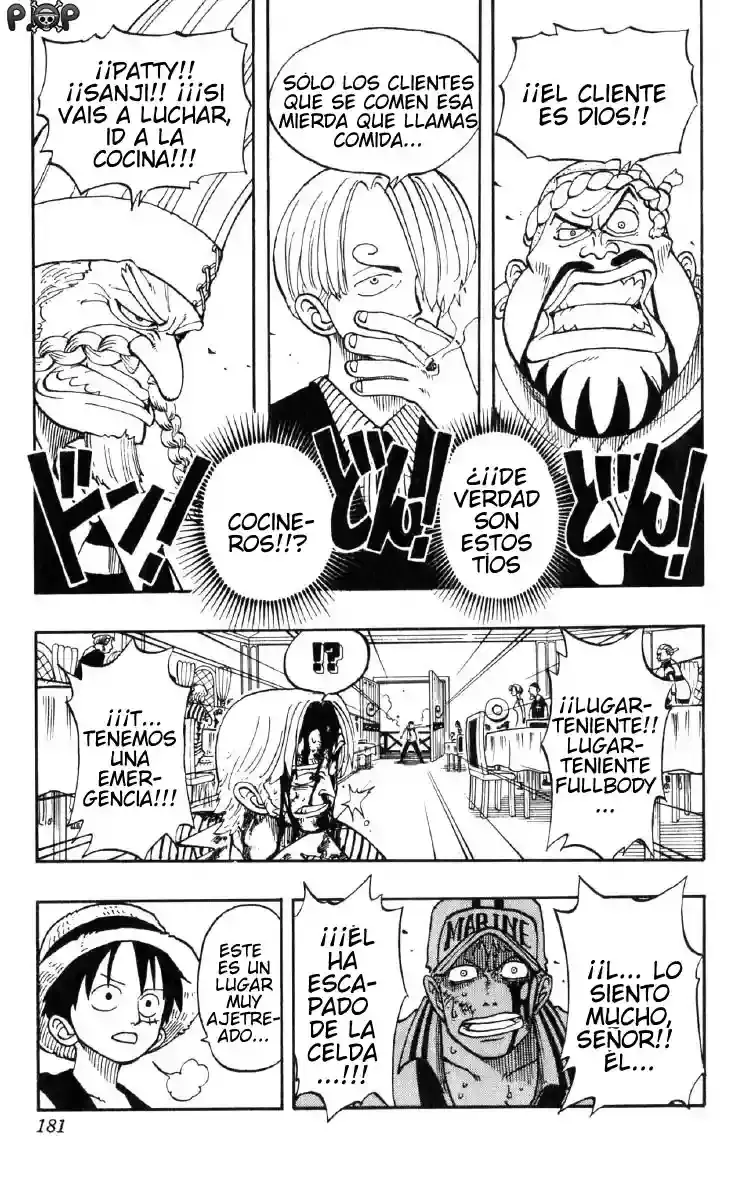One Piece Capitulo 44: "Tres Cocineros" página 13
