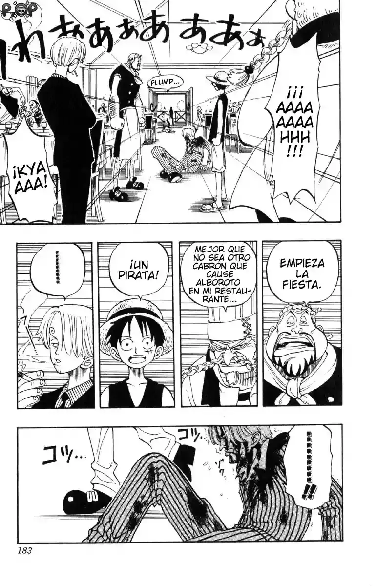 One Piece Capitulo 44: "Tres Cocineros" página 15