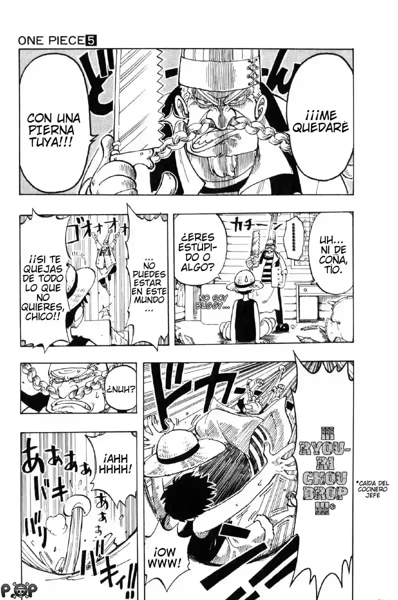 One Piece Capitulo 44: "Tres Cocineros" página 5
