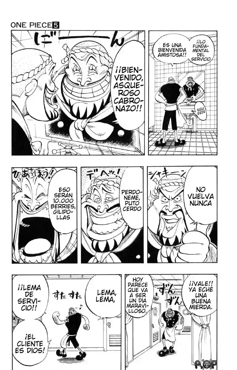 One Piece Capitulo 44: "Tres Cocineros" página 7