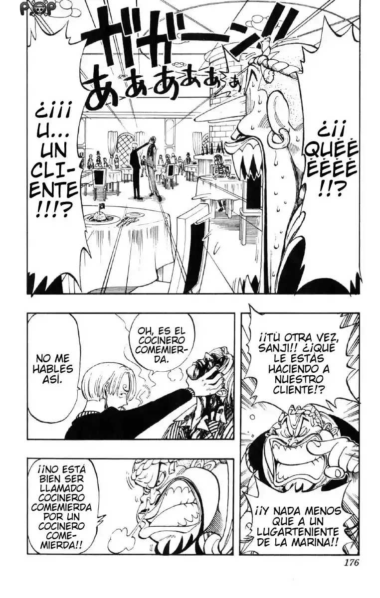 One Piece Capitulo 44: "Tres Cocineros" página 8