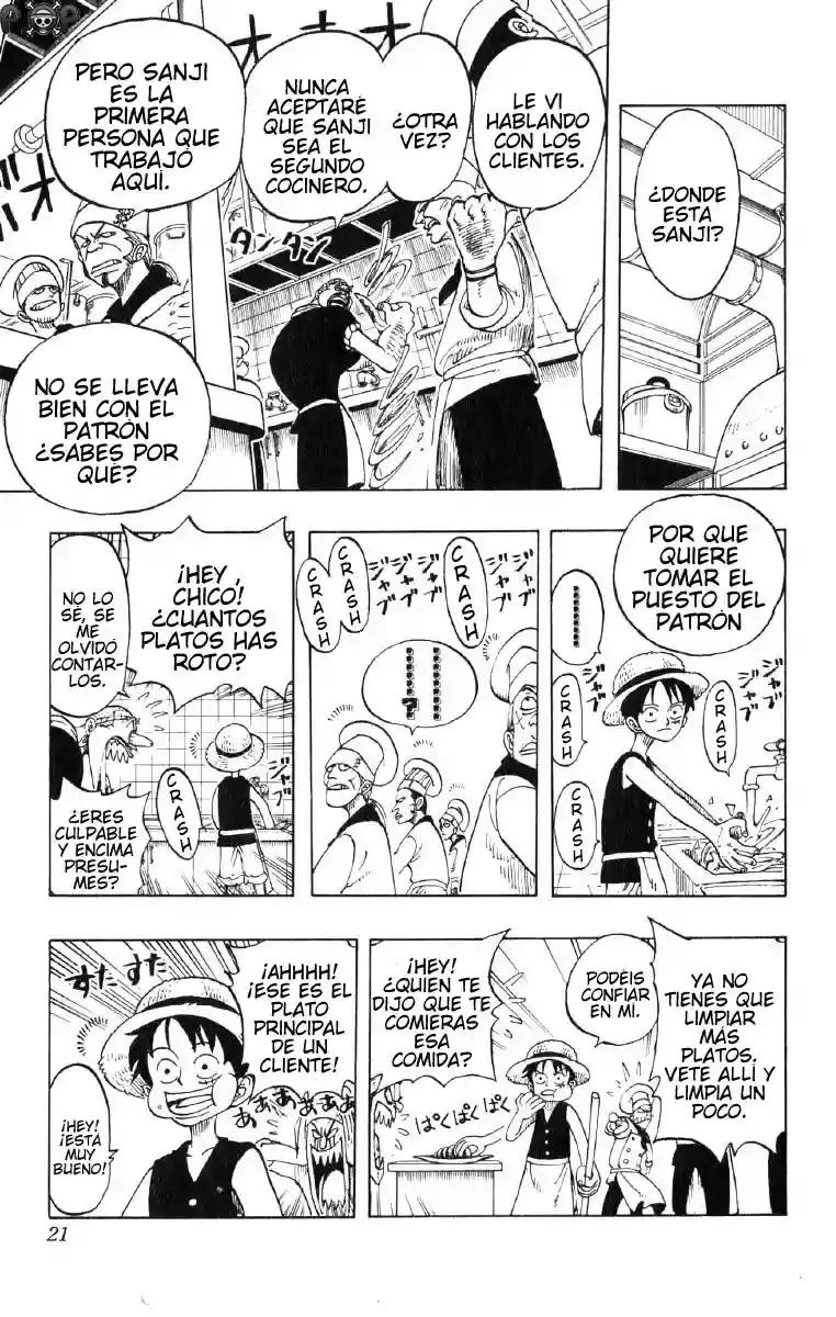 One Piece Capitulo 45: "Antes de la Tormenta" página 17