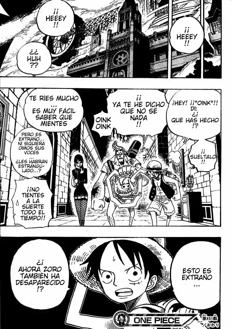 One Piece Capitulo 451 página 19