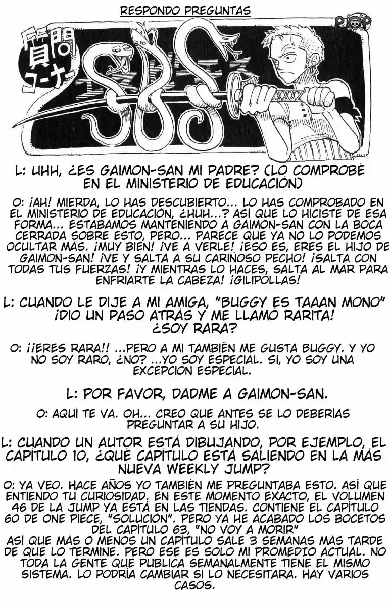 One Piece Capitulo 46: "Un cliente inesperado" página 20