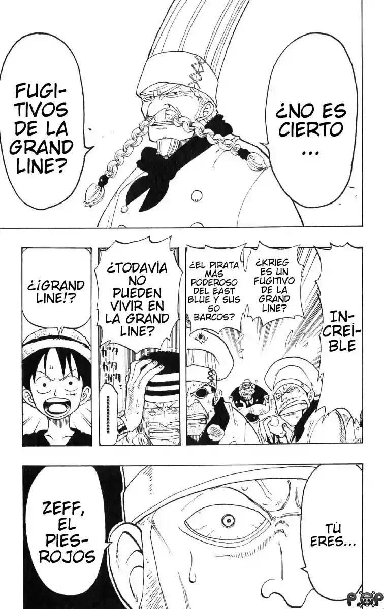 One Piece Capitulo 47: "Don Krieg, El Almirante Pirata" página 18
