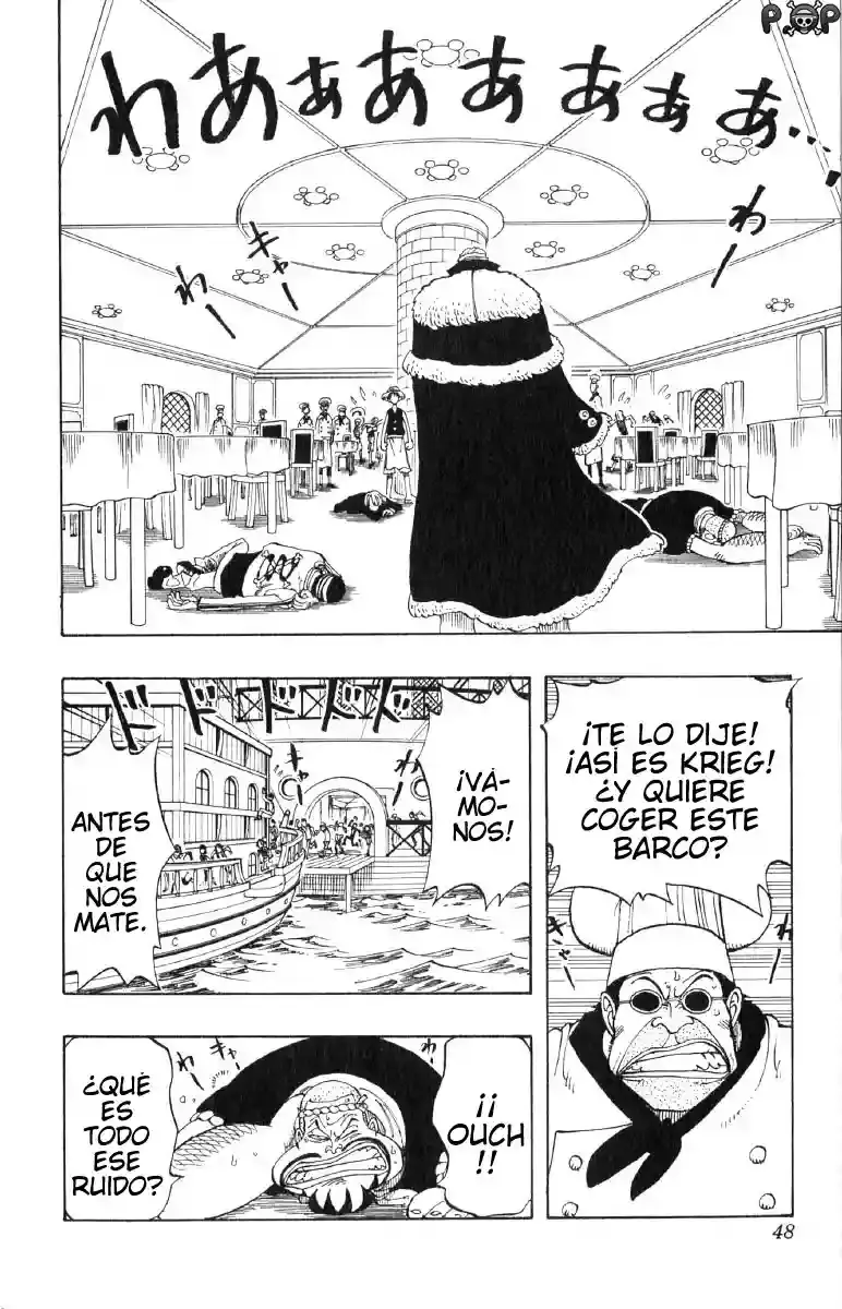 One Piece Capitulo 47: "Don Krieg, El Almirante Pirata" página 2