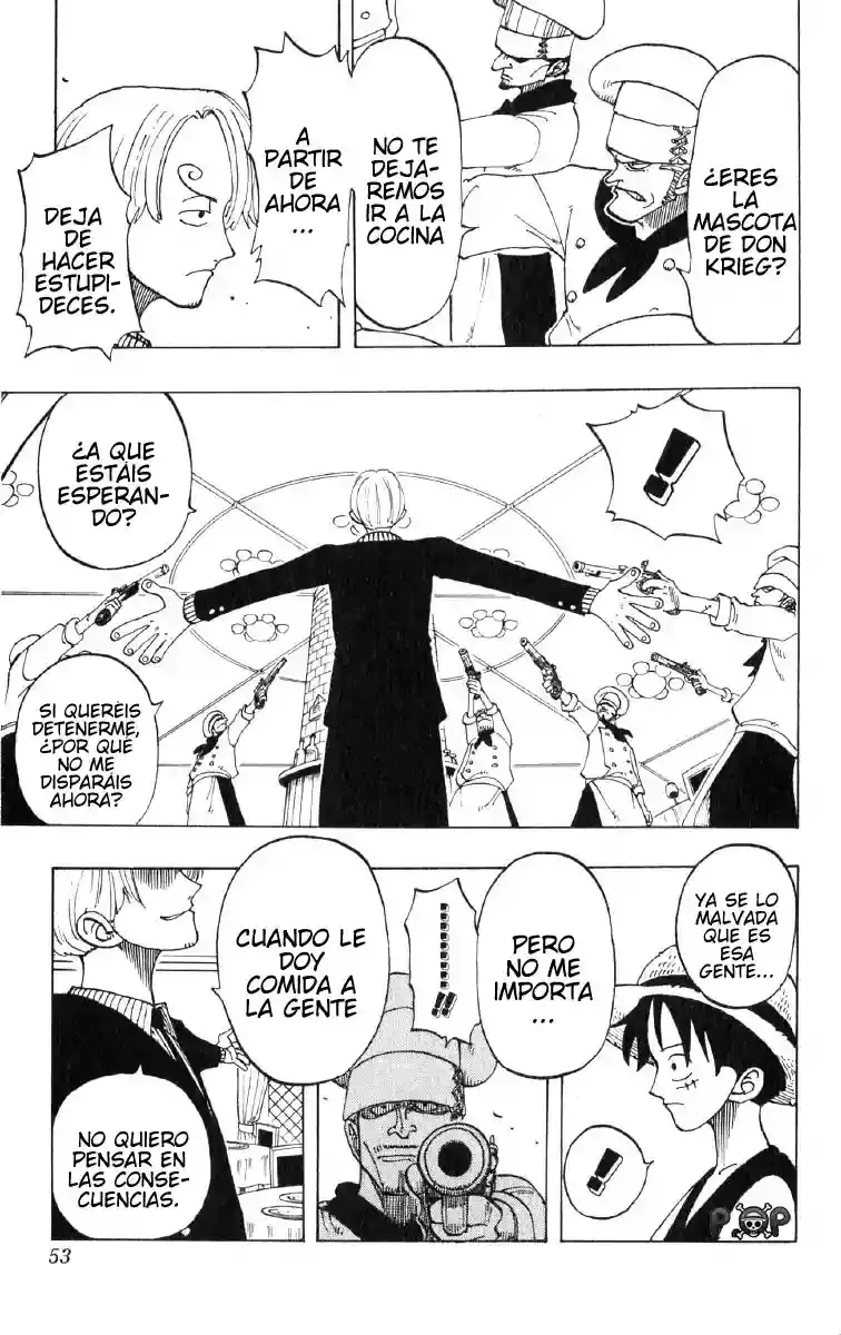 One Piece Capitulo 47: "Don Krieg, El Almirante Pirata" página 7