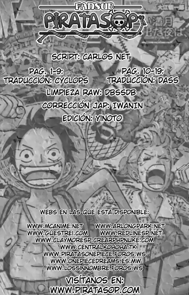One Piece Capitulo 471 página 19