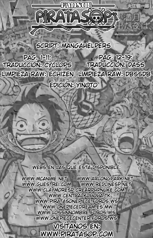 One Piece Capitulo 483 página 19
