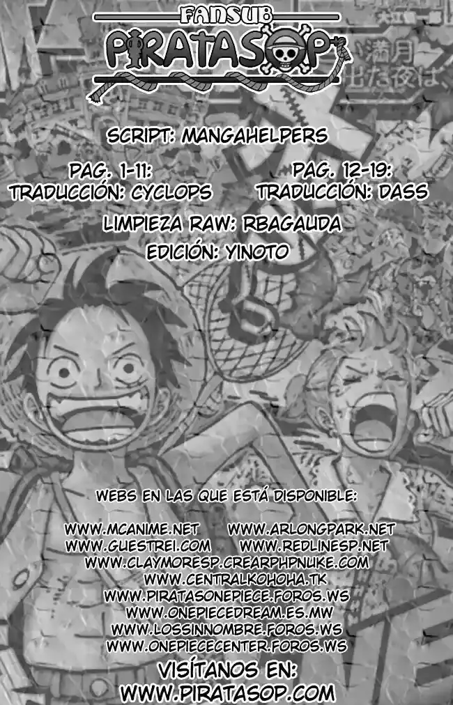 One Piece Capitulo 484 página 19