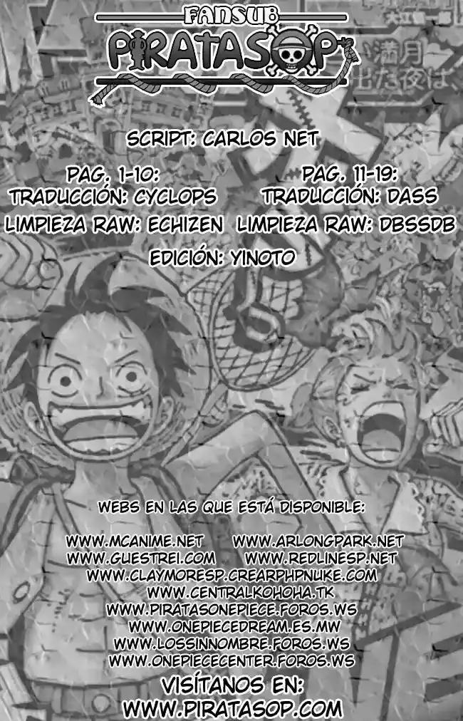 One Piece Capitulo 487 página 20