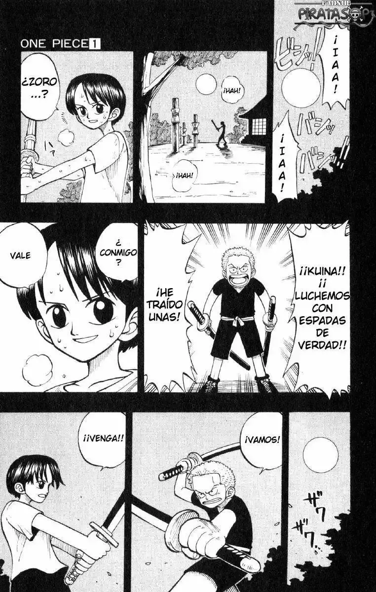 One Piece Capitulo 5: "El Rey de los Piratas y el Maestro Espadachín" página 11