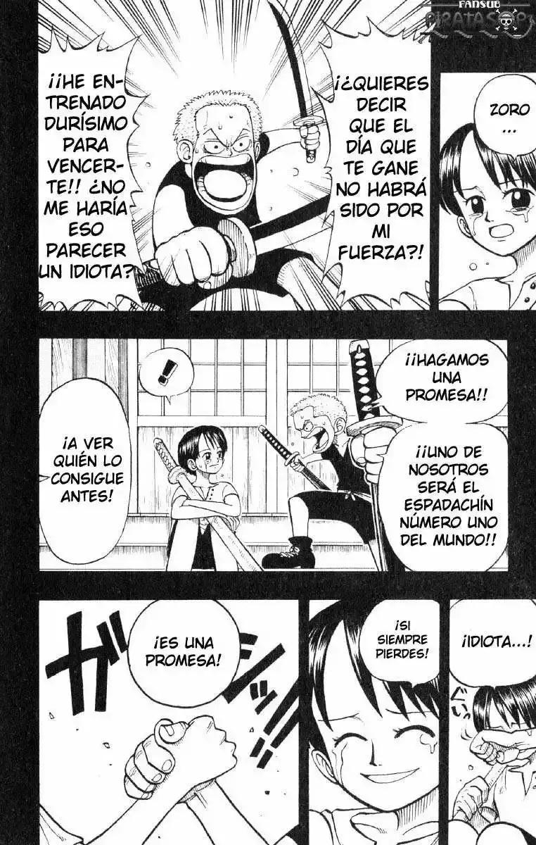 One Piece Capitulo 5: "El Rey de los Piratas y el Maestro Espadachín" página 14