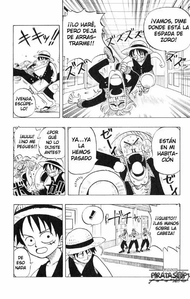 One Piece Capitulo 5: "El Rey de los Piratas y el Maestro Espadachín" página 2