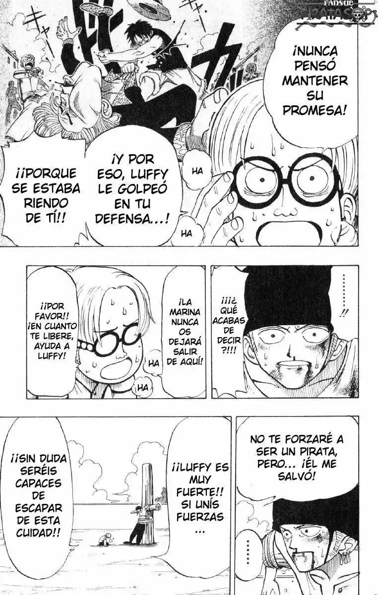 One Piece Capitulo 5: "El Rey de los Piratas y el Maestro Espadachín" página 5