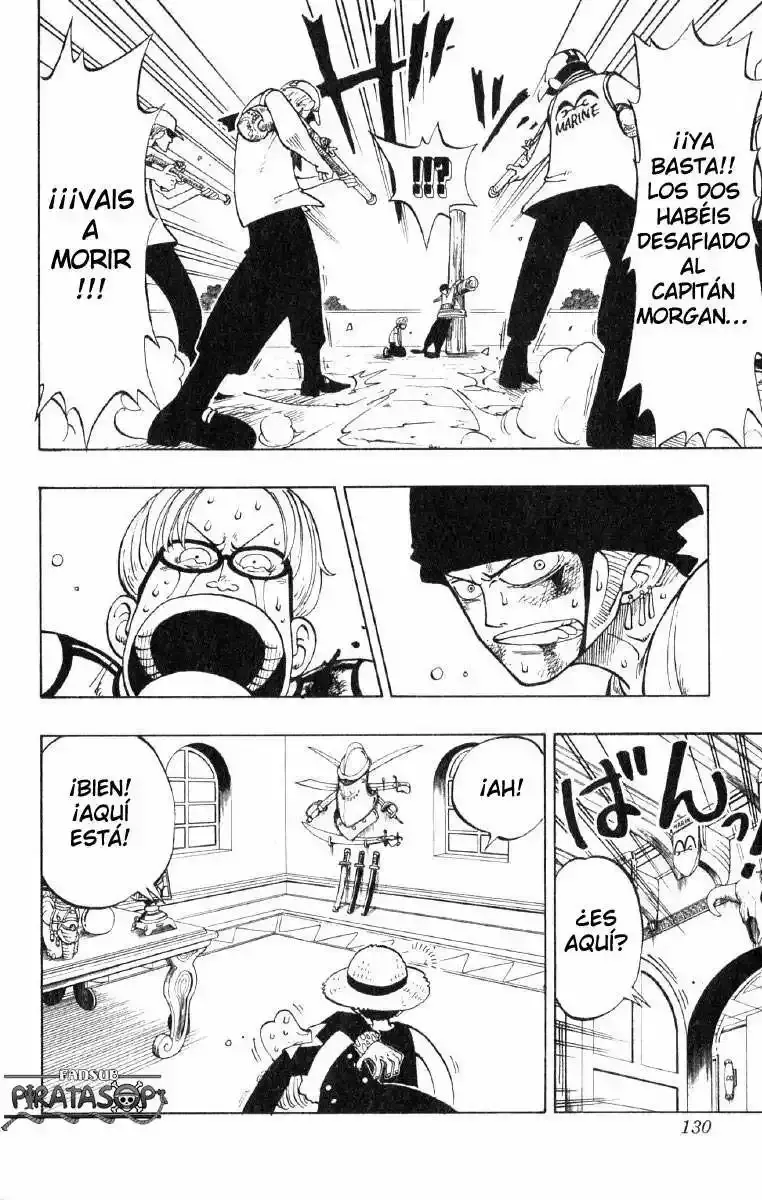 One Piece Capitulo 5: "El Rey de los Piratas y el Maestro Espadachín" página 6
