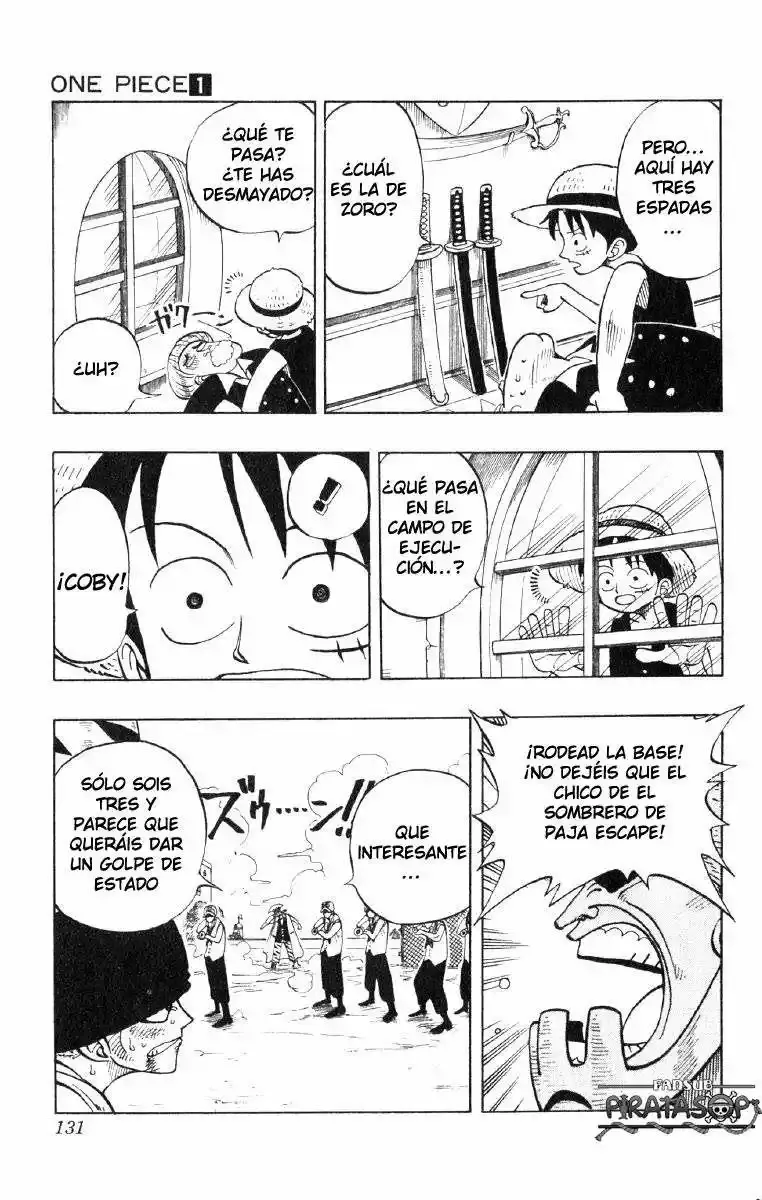 One Piece Capitulo 5: "El Rey de los Piratas y el Maestro Espadachín" página 7