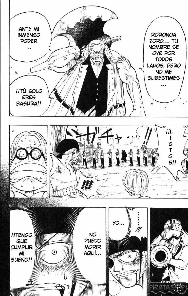 One Piece Capitulo 5: "El Rey de los Piratas y el Maestro Espadachín" página 8