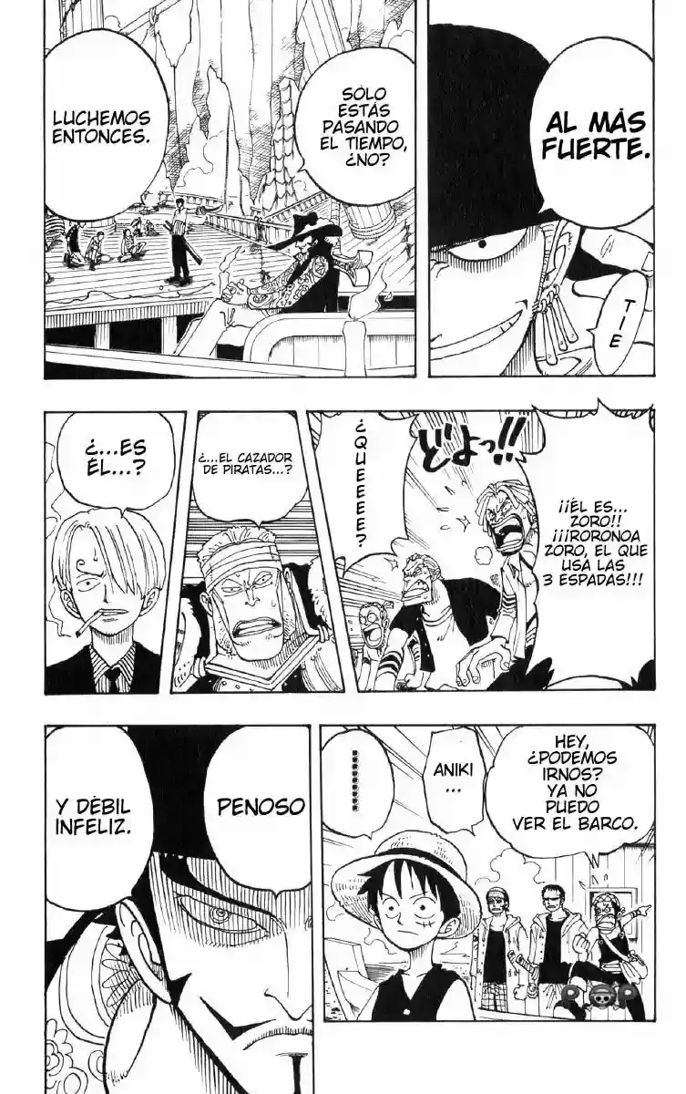 One Piece Capitulo 50: "Cada uno tiene su Propio Camino" página 17