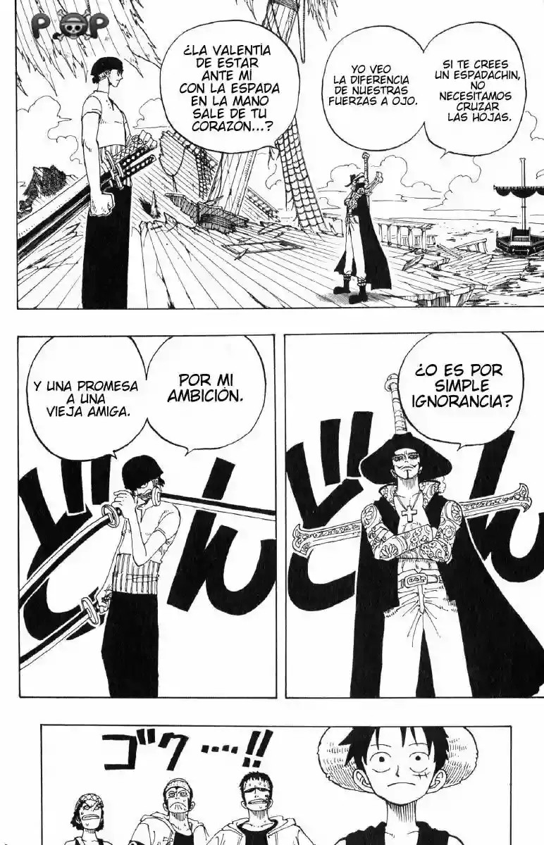 One Piece Capitulo 50: "Cada uno tiene su Propio Camino" página 18
