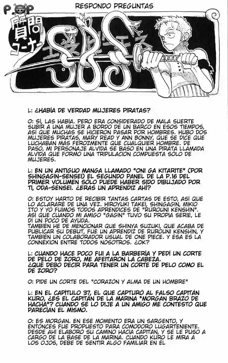 One Piece Capitulo 50: "Cada uno tiene su Propio Camino" página 20